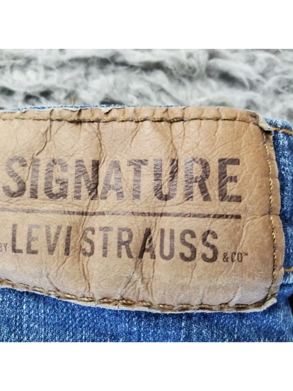 Signature By Levi Strauss Jeans Men 38x32 Blue Bootcut Stretch Denim *NWT*